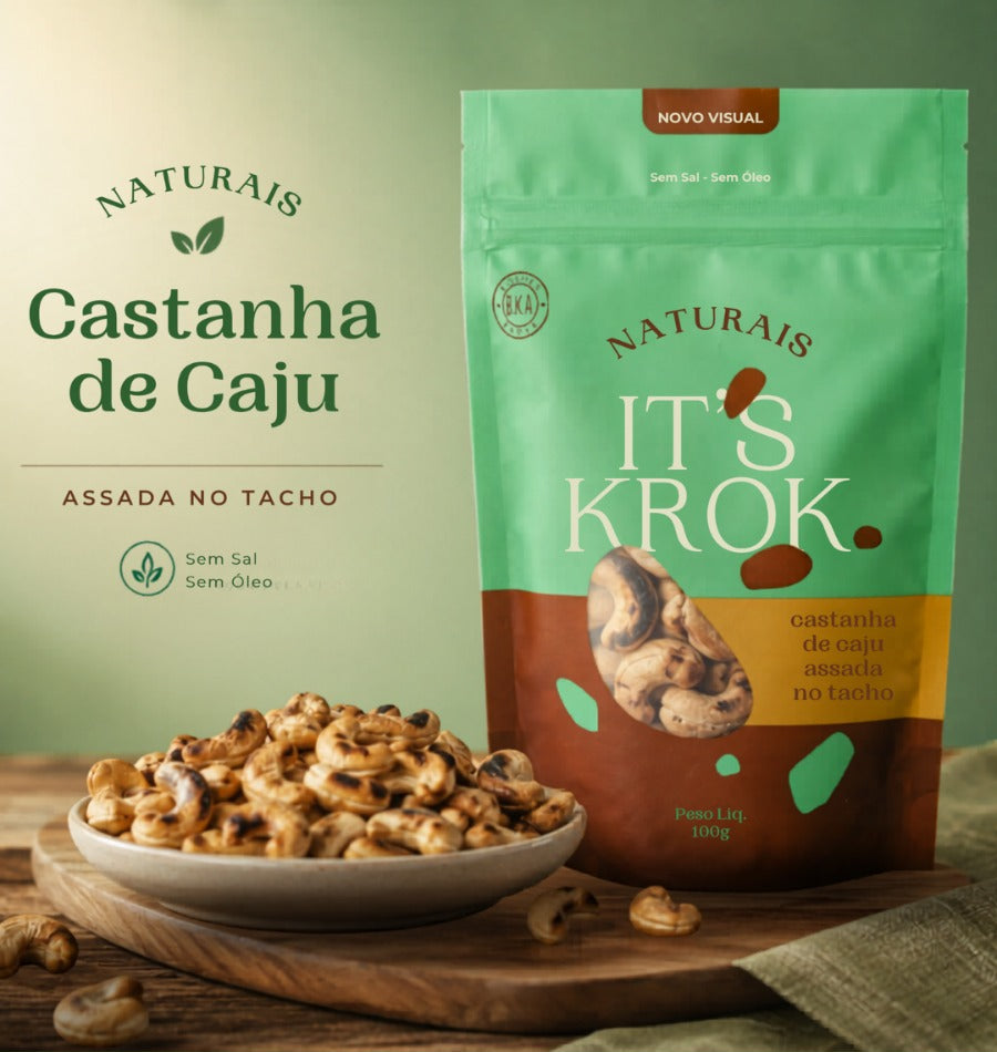 Castanha de caju assada no tacho 100g