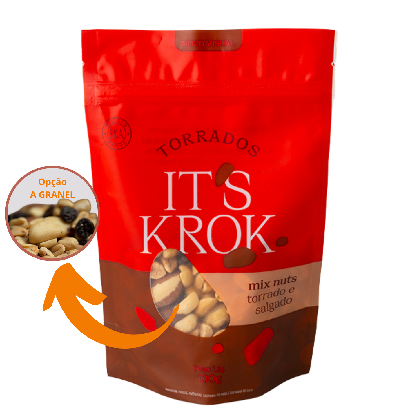Mix nuts torradas e salgadas 100g