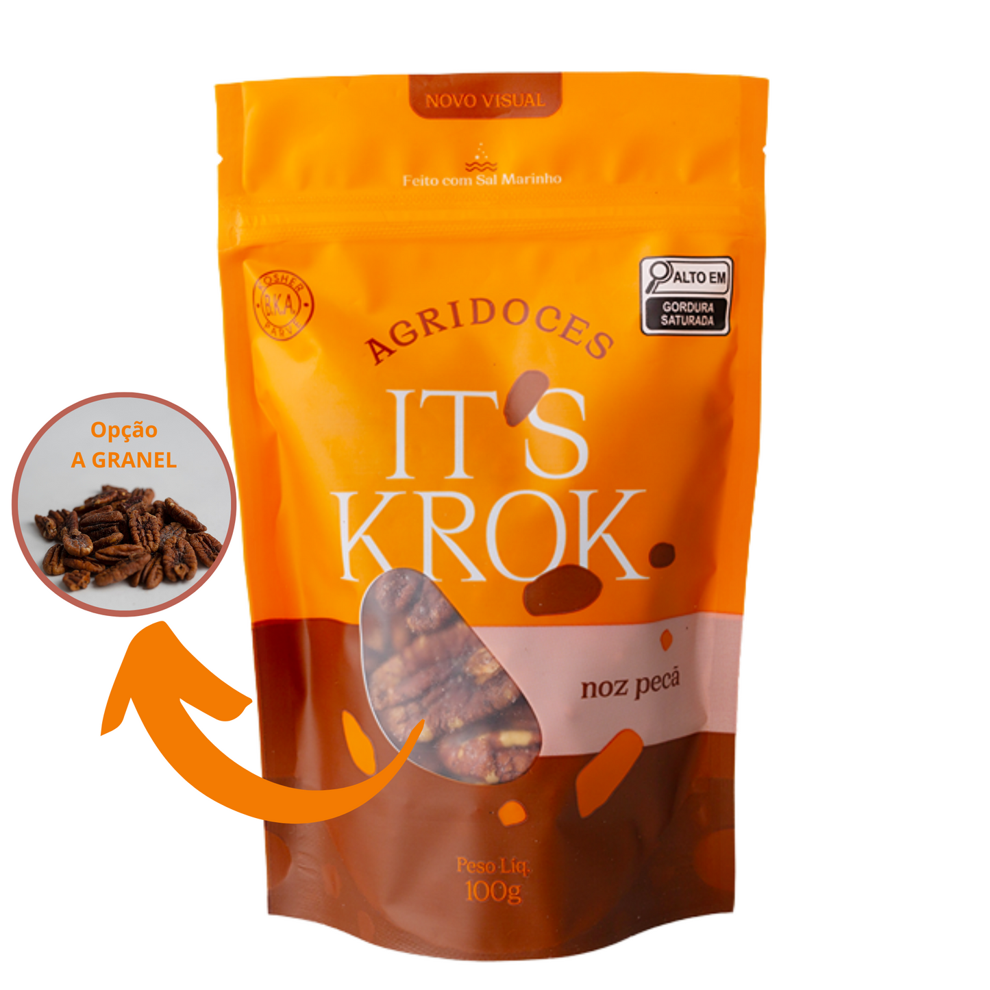 Noz pecã agridoce 100g