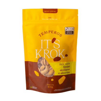 Mix nuts limão siciliano e alecrim 100g