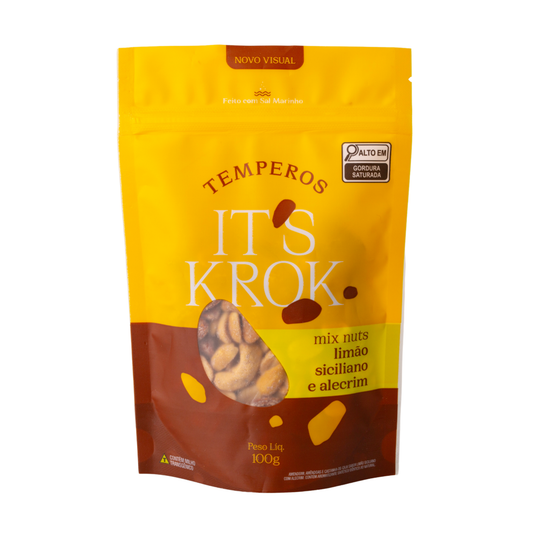Mix nuts limão siciliano e alecrim 100g