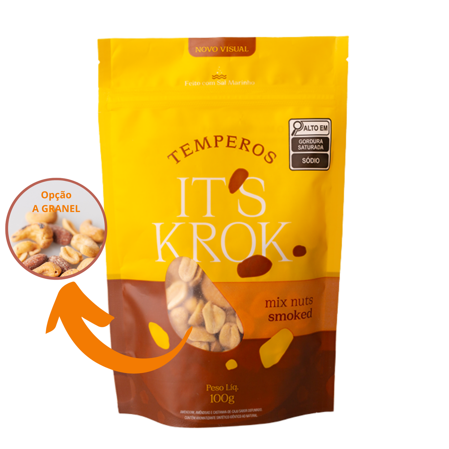Mix nuts smoked 100g