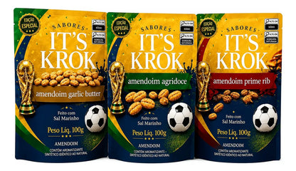 Kit Copa Torcedor It`s Krok 300g - Mix De Amendoim