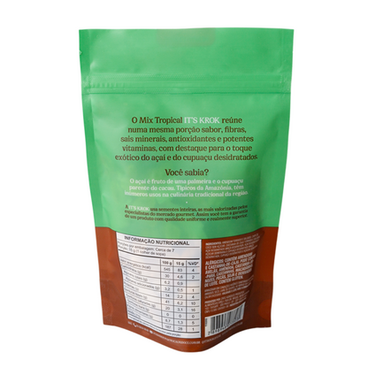 Mix nuts tropical com açaí e cupuaçu 100g